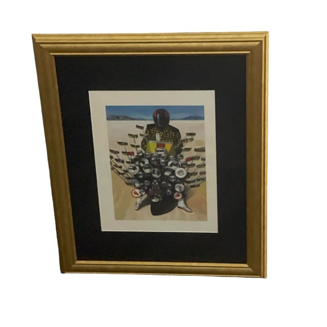 Gucci Authentic Gucci Lithograph Advertisement Framed For Sale - Image 4 of 7