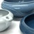 Muted Blues Ceramic Planter Curation - Group of 3 For Sale - Image 11 of 11