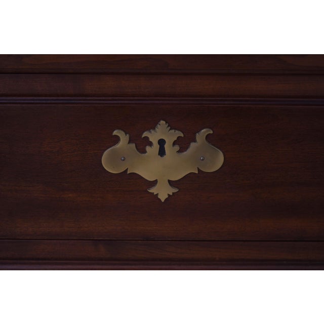 Stickley Cherry Chippendale Style Secretary Desk For Sale - Image 13 of 18