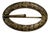 Late 19th Century Victorian Brass Buckle Brooch For Sale