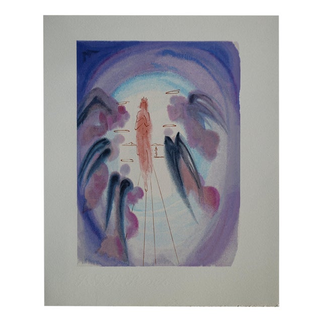 Salvador Dali, The Joy of the Blessed, Woodcut For Sale