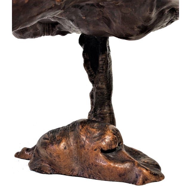 Japanese Meiji Period Carved Root Wood Serving Tray, ca. 1868-1912 For Sale - Image 12 of 12