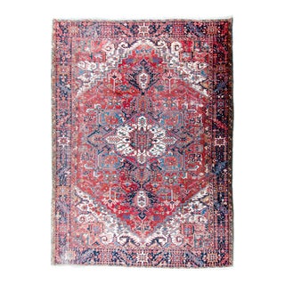 1920s Large Heriz Rug - 11′4″ × 14′1″ For Sale