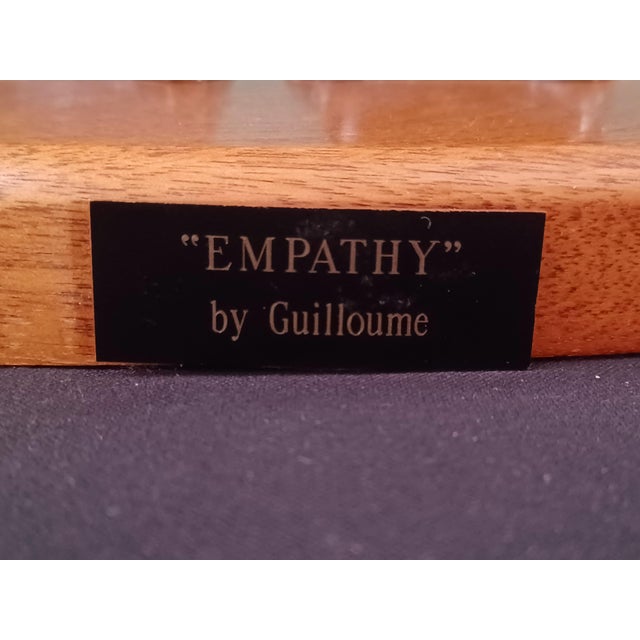 Rare Vintage 2003 Guilloume Perez Empathy Bronze Sculpture Limited Edition 4/18 For Sale - Image 4 of 18