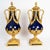 Lidded Vases in Sèvres Blue Porcelain and Gilded Bronze, Set of 2 For Sale - Image 9 of 10