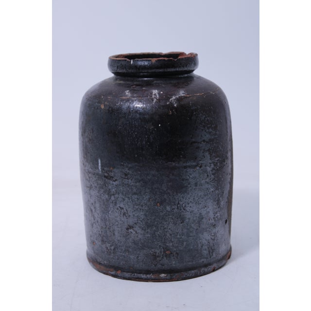 Stoneware Pottery Storage Crock Canning Jar For Sale - Image 4 of 15