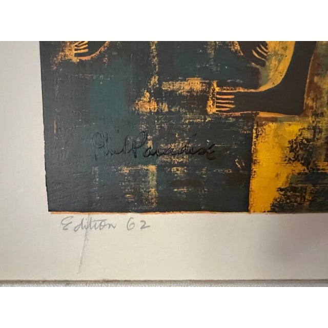 Paper 1960s Two Mid Century Modern Phil Paradise Serigraphs For Sale - Image 7 of 10