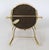 Vintage Pale Pink & Brass Vanity Seat / Stool / Chair For Sale - Image 15 of 16