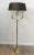 1960 Attributed to Maison Jansen Brass Floor Lamp with Dolfinheads For Sale - Image 6 of 13