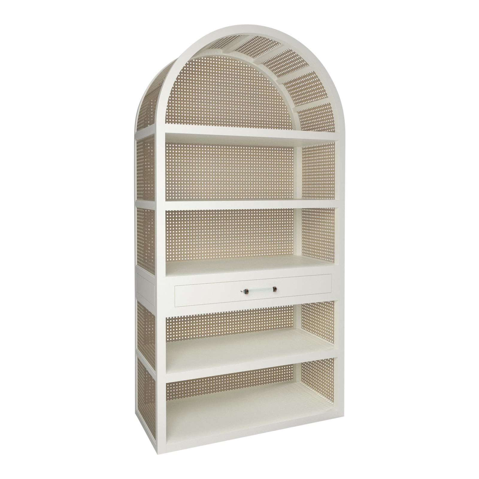 White etagere bookcase best sale