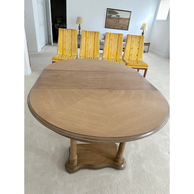 Mid-Century Modern 1960s Attributed Stanley Dining Room Table Mid Century For Sale - Image 3 of 8