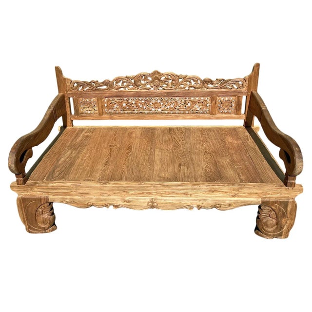 Kurta Teak Daybed Twin Size For Sale - Image 4 of 9