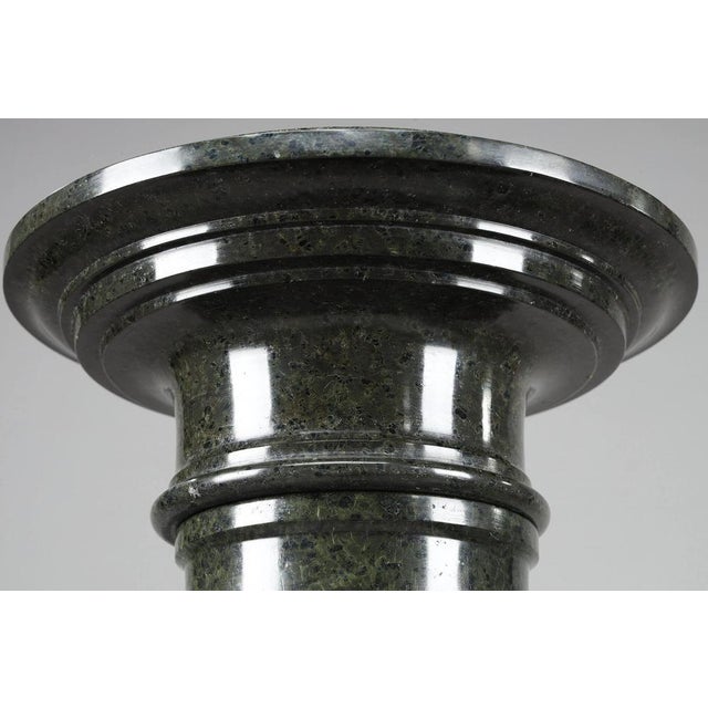 Large Fluted Green Marble Columns, 1880, Set of 2 For Sale - Image 14 of 18
