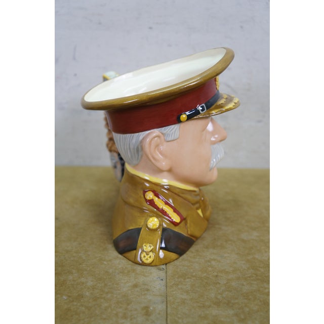 Ceramic Royal Doulton General French Wwi Military Leader Toby Character Jug For Sale - Image 7 of 12