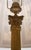 Brown Corinthian Column Table Lamp in Bronze with Bird Shade, 1940s For Sale - Image 8 of 16