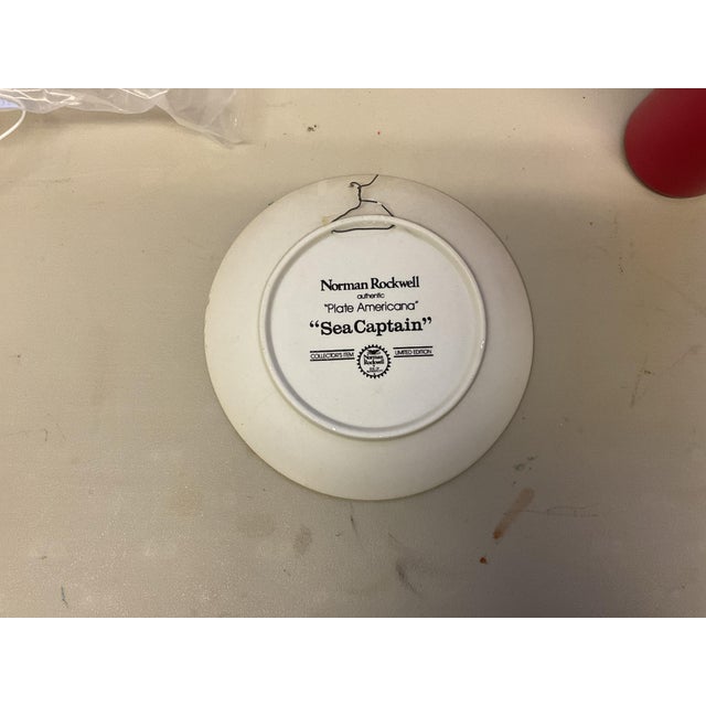 Norman Rockwell 1981 Norman Rockwell “Plate Americana” Decorative Wall Plates – Set of 3 For Sale - Image 4 of 6