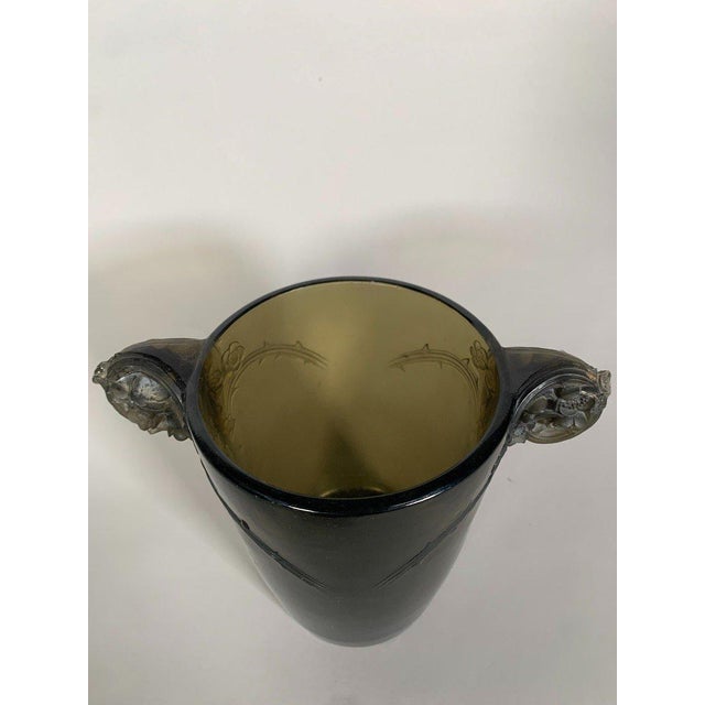 René Lalique (1860-1940) "Chamarande" Vase (1926) Art Deco, 20th Century For Sale - Image 10 of 10