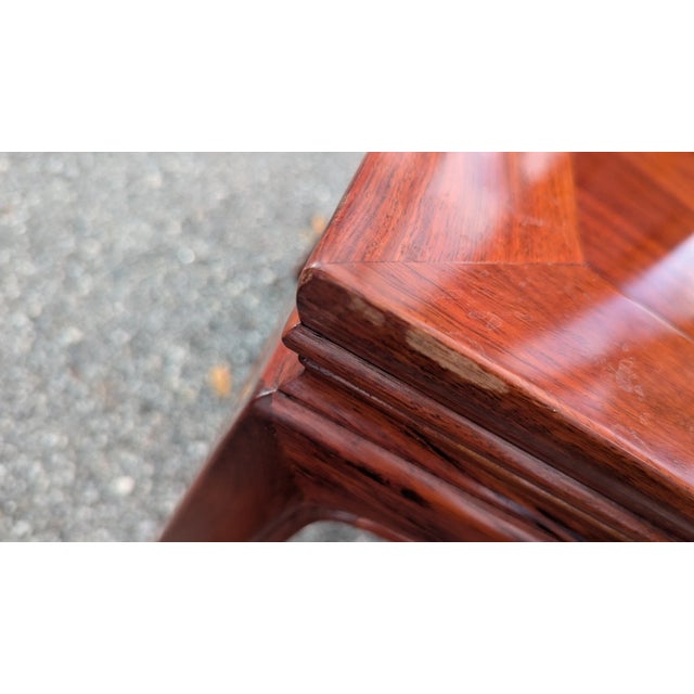 Chinoiserie Asian-Style Rosewood Dining Chair Set of 8 For Sale - Image 17 of 18