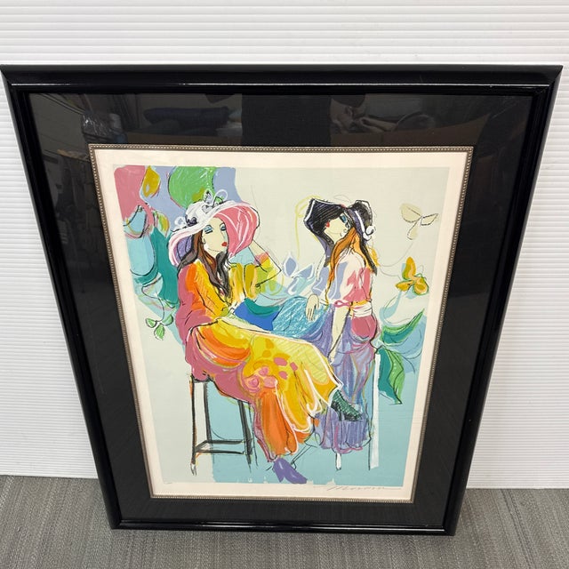 Circa 1994 Isaac Maimon "Les Coquettes I I ", Signed For Sale - Image 12 of 12