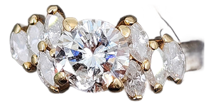 1.07 Ct Diamond Ring Size 6.75