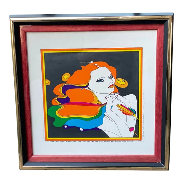 1970s Vintage Signed & Numbered John L Eastman Serigraph Framed For Sale