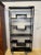 1970s 1970s Hollywood Regency Black Lacquer & Brass Étagère - Attributed to Pierre Vandel For Sale - Image 5 of 8