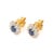Studs create a subtle beauty while showcasing the colors of the natural precious gemstones and illuminating diamonds...