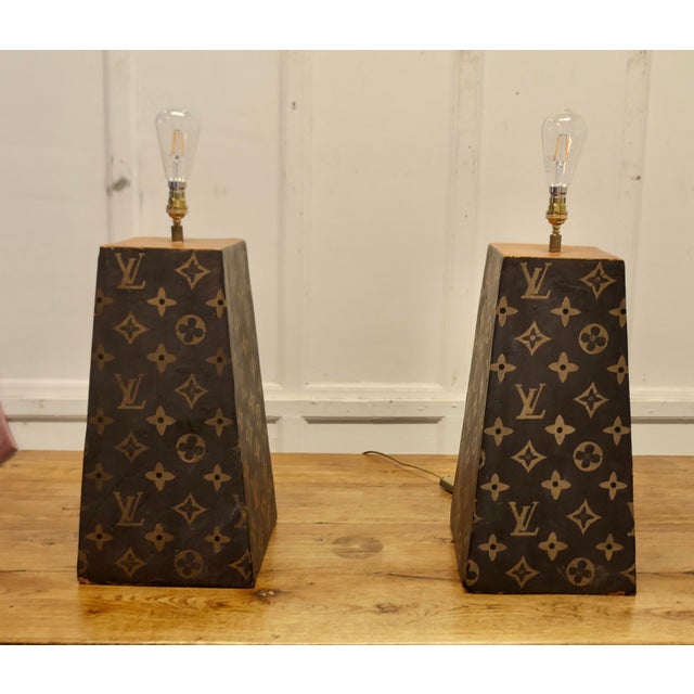 Mid-Century Modern Terracotta Painted Lamps, 1970s, Set of 2 For Sale - Image 3 of 9