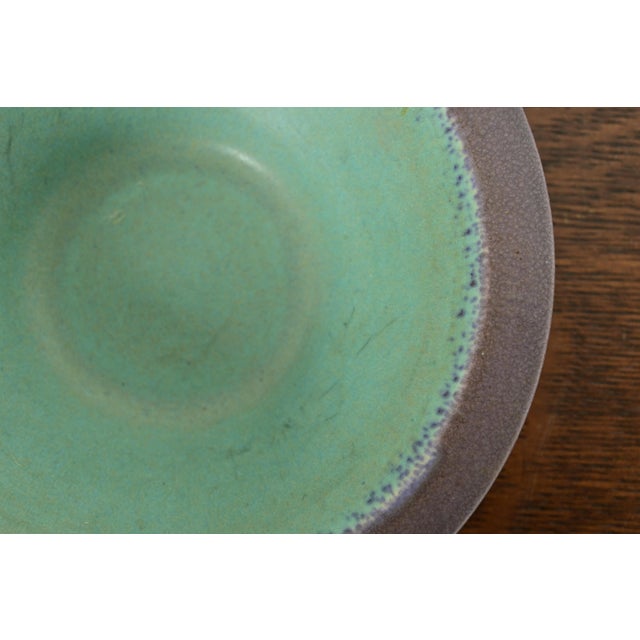 Ceramic Rookwood Pottery Arts & Crafts Glazed Ceramic Art Pottery Bowl, 1916 For Sale - Image 7 of 11