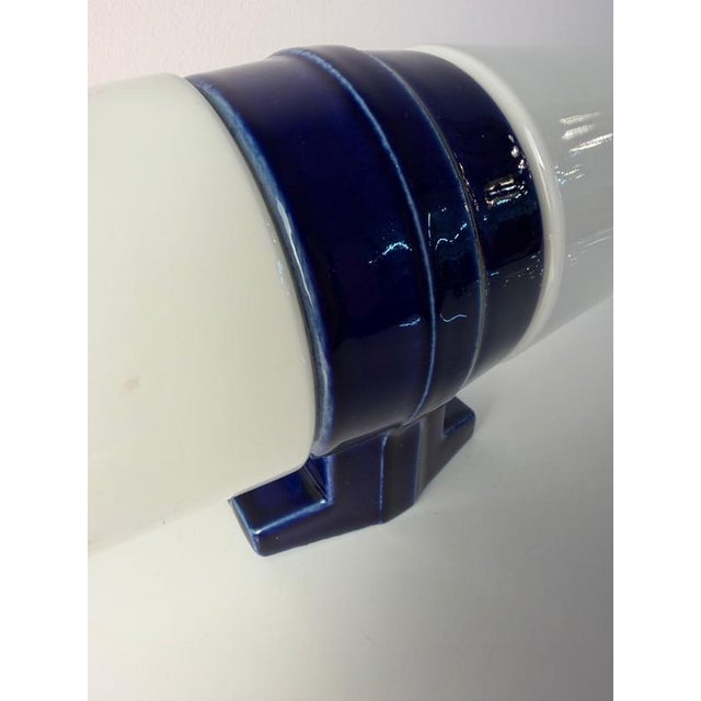 Blue Model 6065 Wall Lamp by Sigvard Bernadotte for Ifö For Sale - Image 3 of 11