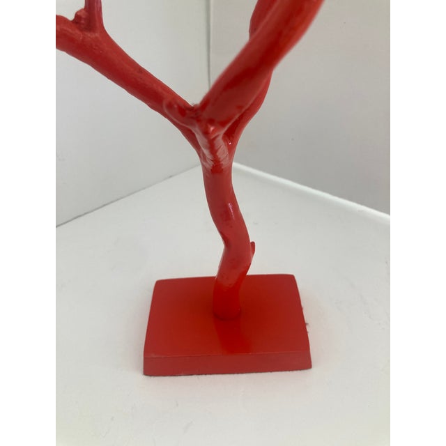 Coral Faux Metal Sculpture For Sale - Image 9 of 10