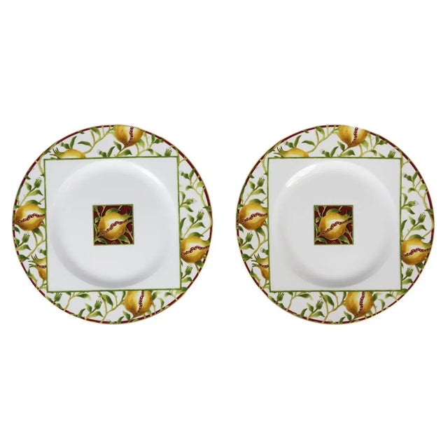 Ceramic Italian Porcelain Plates from Richard Ginori, Set of 2 For Sale - Image 7 of 7