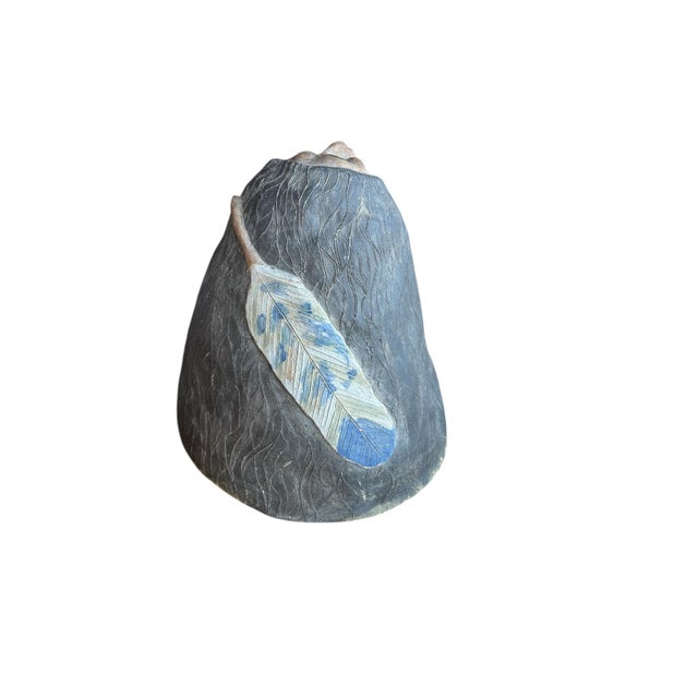 Native American Late 20th Century Barry Coffin, Untitled (Bust of Native American Woman) Ceramic Sculpture For Sale - Image 3 of 10