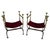 Spanish Bronze & Wrought Iron Savonarola Chairs a Pair For Sale - Image 13 of 15