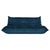 Michel Ducaroy Togo 3-Seater Sofa in Teal Velvet by Michel Ducaroy for Ligne Roset For Sale - Image 4 of 7