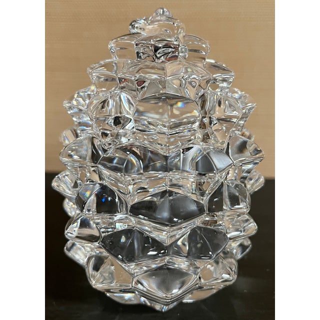 Tiffany & Co. Crystal Pinecone Trinket Box For Sale - Image 9 of 9