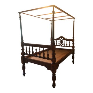 Colonial Style Four Poster Bed For Sale