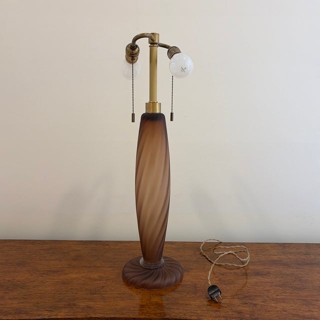 Angelo Donghia 1990s Donghia Ondoso “Wave” Lamp For Sale - Image 4 of 4