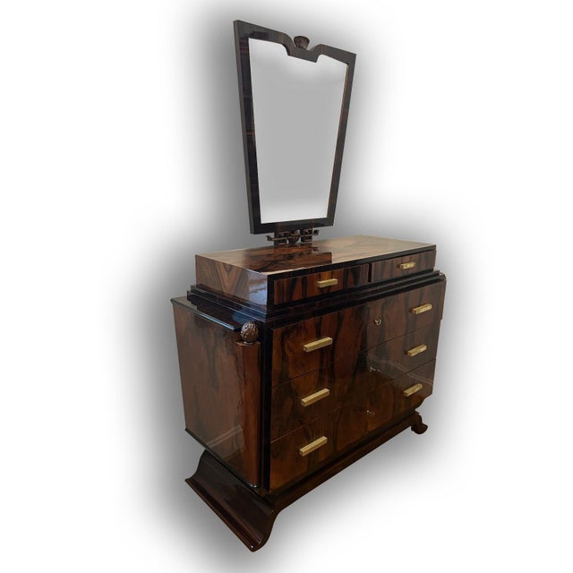 1930s Vintage Art Deco Dressing Table, 1930s For Sale - Image 5 of 12