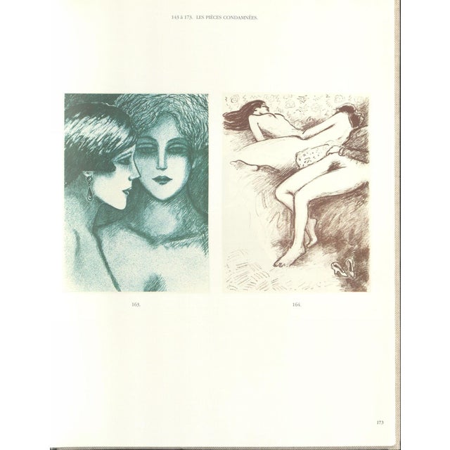 1970s Jean-Pierre Cassigneul - Original Lithograph - Les Piece Condemnees For Sale In Baltimore - Image 6 of 6