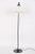 Metal Model 386 Floor Lamp in Black Steel with Hand-Folded Lampshade from Le Klint, 1970s For Sale - Image 7 of 8