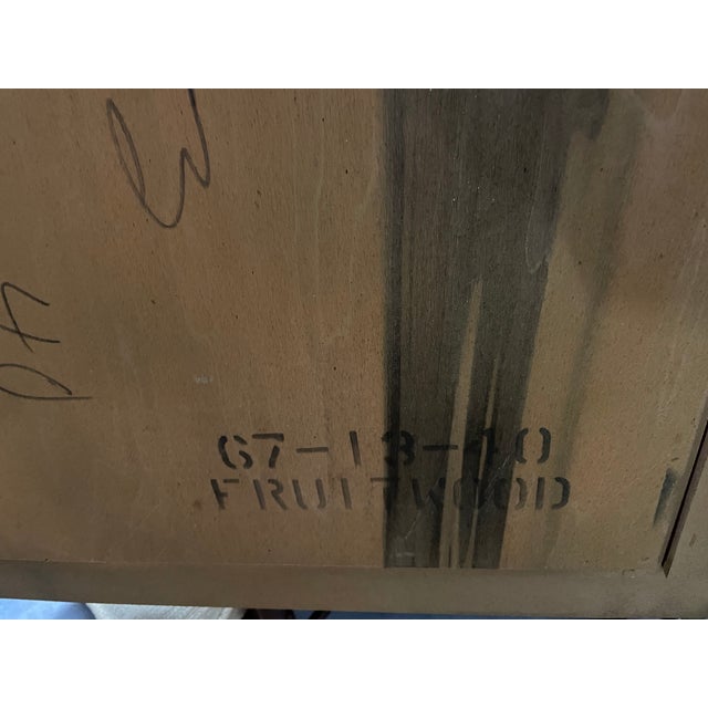 1980s Mid-Century Modern Faux Bamboo Stanley Headboard For Sale - Image 9 of 9