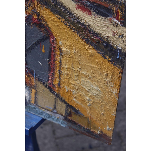 Jean Besnard, Constructivist Composition, Oil on Panel, 1972 For Sale - Image 7 of 11