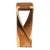 Contemporary Twisting Natural Wood Plant Stand For Sale