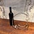 1960s French Art Deco Style Sculptural Wine Bottle Holder For Sale In San Diego - Image 6 of 11