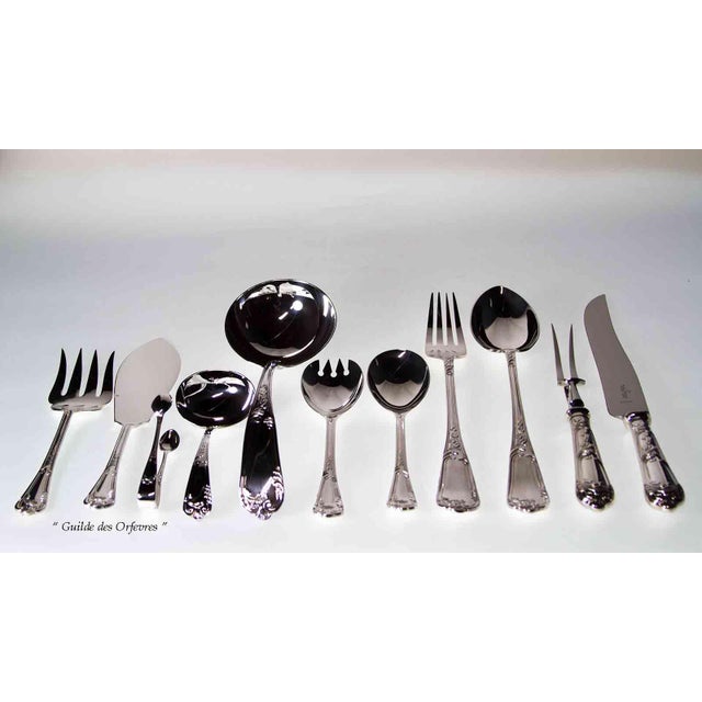 1980s New 1980s Silver Fish Set of 12 Pair Fish Eaters & Fish Servers, La Regence - 26 PCS For Sale - Image 5 of 16
