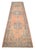 1960s Traditional Ottoman Design Distressed Oushak Runner Rug Faded Colors Low Pile - 3'2″ X 12'2″ For Sale - Image 5 of 13