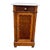 Antique 19th Century Victorian Style Marquetry King Wood Inlaid Marble Side Cabinet. For Sale