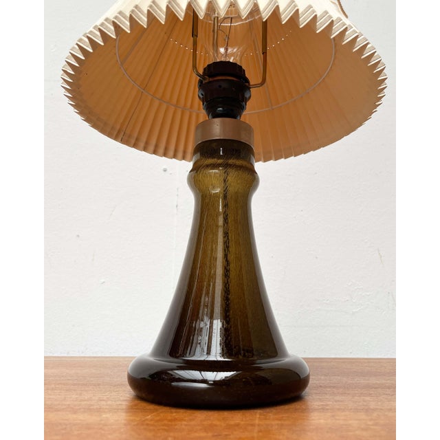 Mid-Century Modern Danish Model Park Clear Glass Table Lamp by Hsin-Lung Lin for Holmegaard, 1960s For Sale - Image 17 of 18