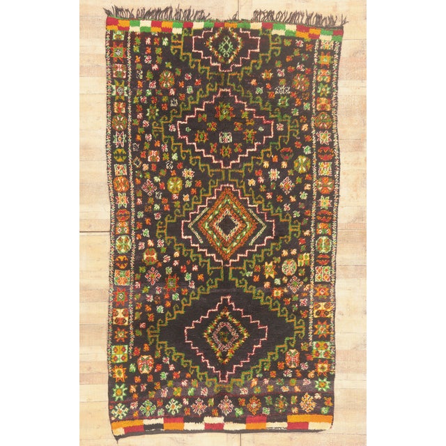 Vintage Beni M'Guild Moroccan Rug, 05'07 X 09'10 For Sale - Image 10 of 10
